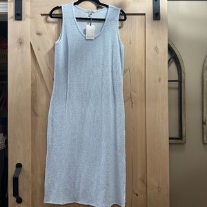 Green Envelope Los Angeles - Blue & White Striped Dress